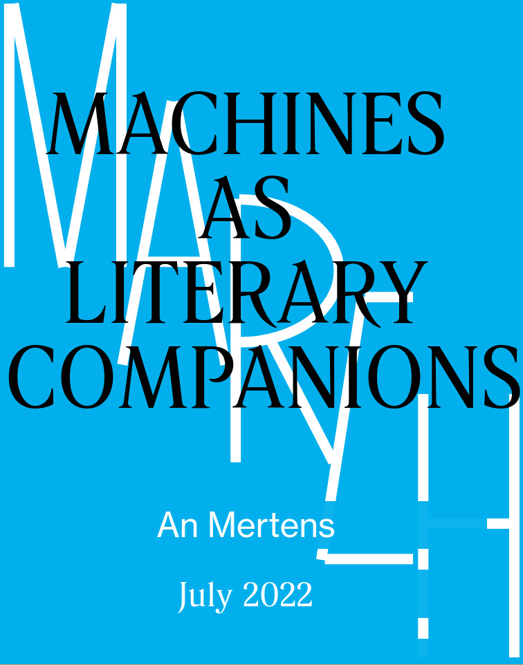 Machines as Literary Companions